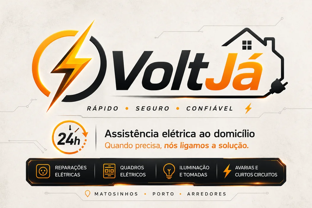 Logo VoltJá — Eletricidade BT e Energia Solar Fotovoltaica